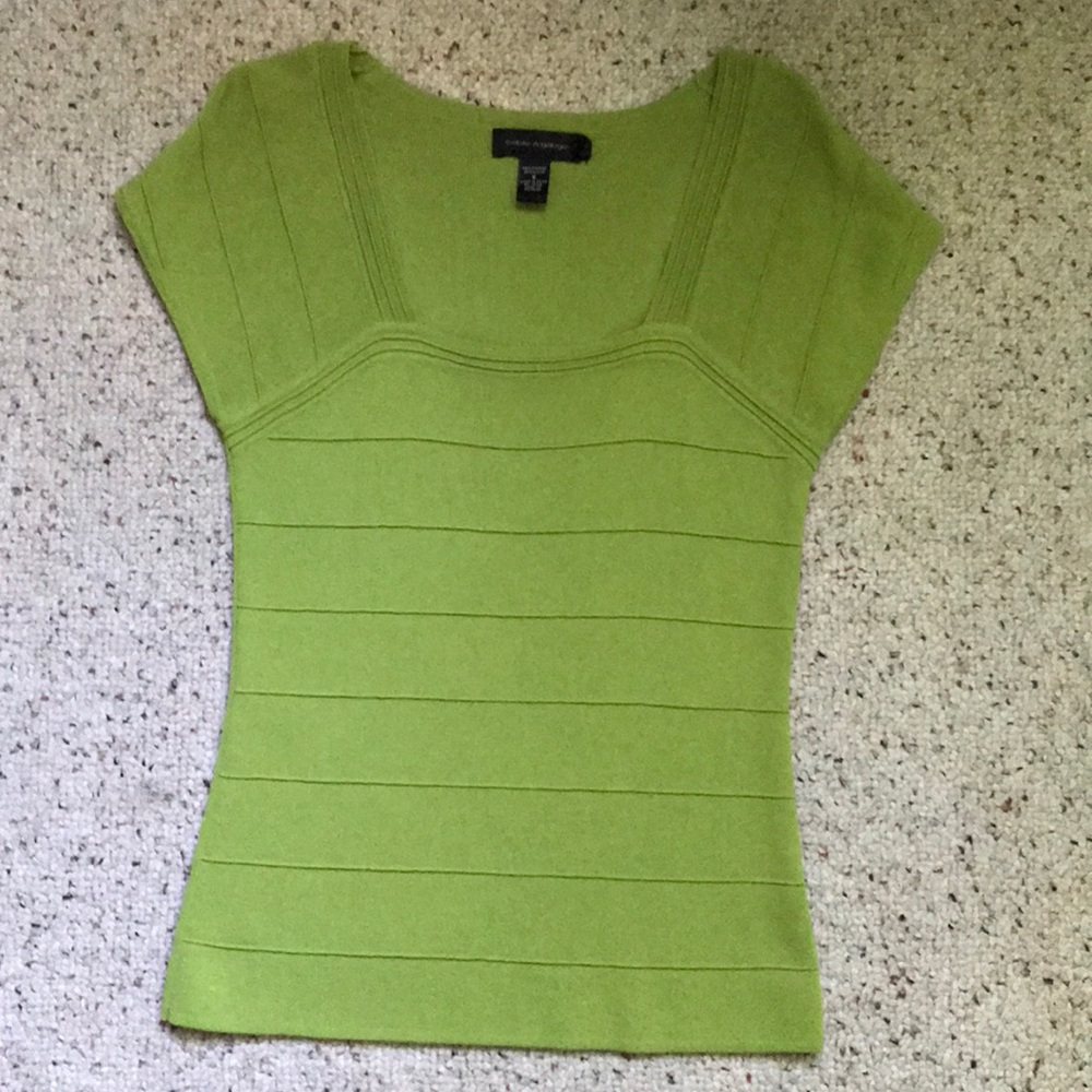 Cable & gauge spring green top